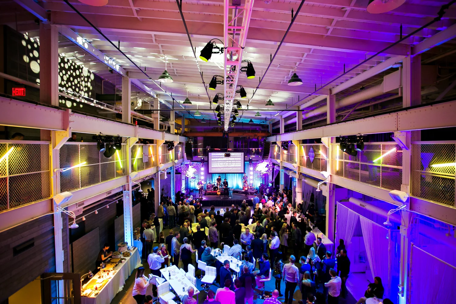 Historic Minneapolis machine shop image reflecting the industrial venue character