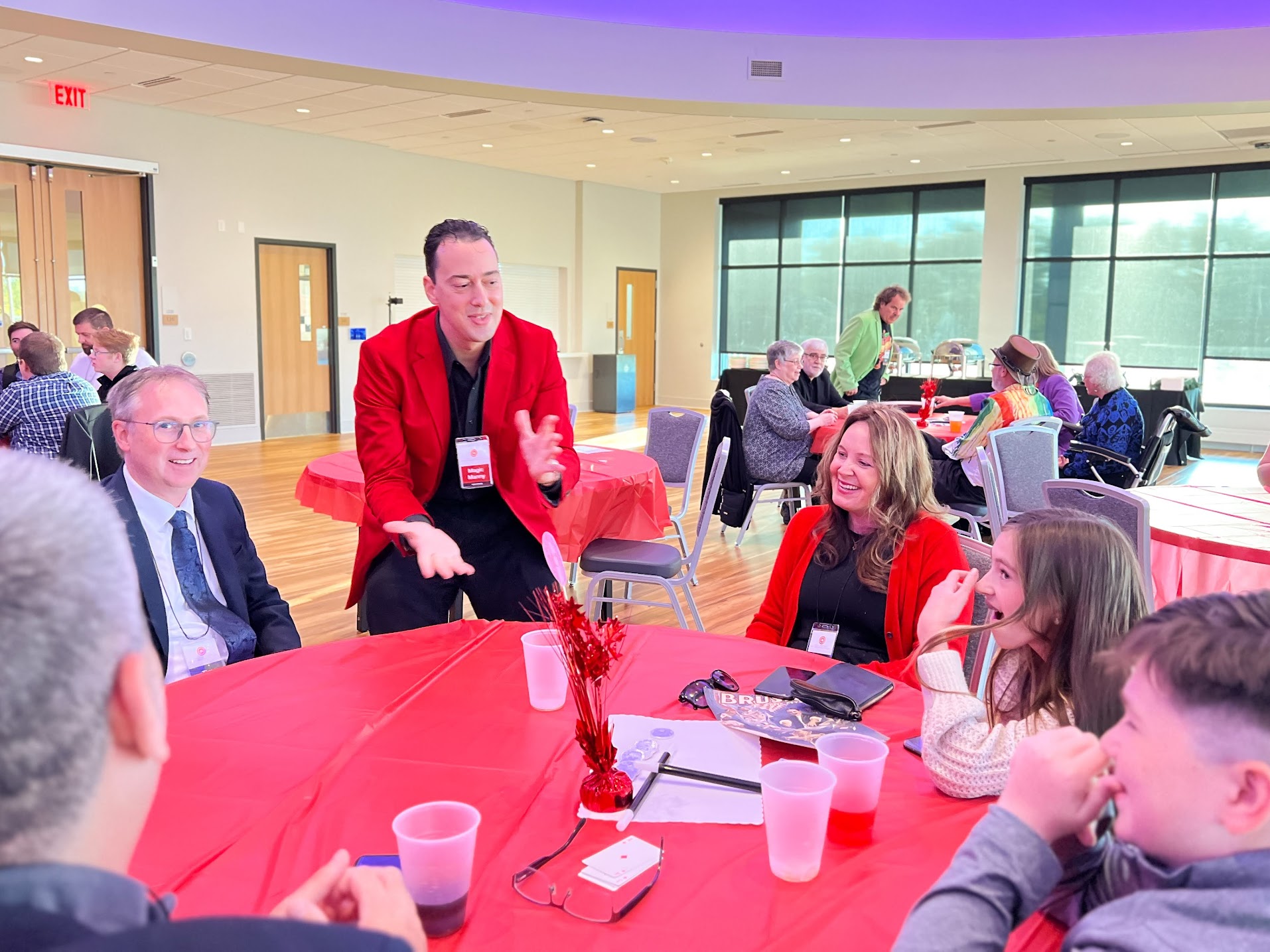 Magic Manny performing at Minneapolis gala event